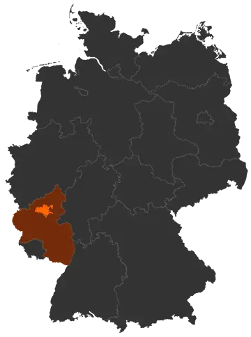 Landkreis Mayen-Koblenz auf der Deutschland-Karte