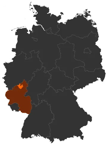 Landkreis Neuwied auf der Deutschland-Karte