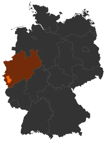 Kreis Düren auf der Deutschland-Karte