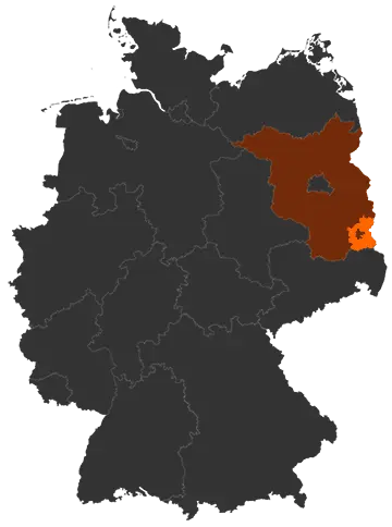 Landkreis Spree-Neiße auf der Deutschland-Karte