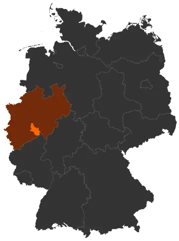 Oberbergischer Kreis auf der Deutschland-Karte