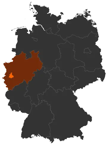 Rhein-Kreis Neuss auf der Deutschland-Karte