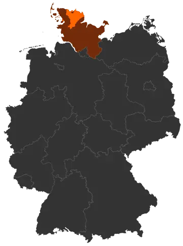 Kreis Schleswig-Flensburg auf der Deutschland-Karte