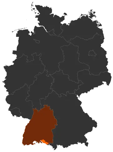 Bodenseekreis auf der Deutschland-Karte