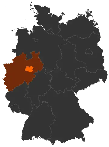 Kreis Soest auf der Deutschland-Karte