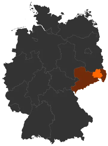 Landkreis Bautzen auf der Deutschland-Karte