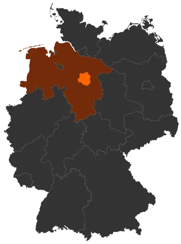 Landkreis Celle auf der Deutschland-Karte