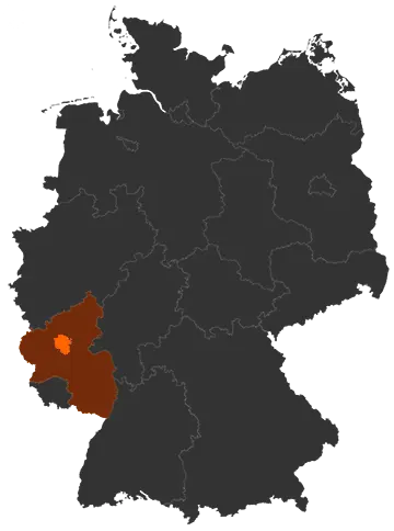 Landkreis Cochem-Zell auf der Deutschland-Karte