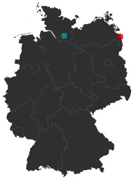 Deutschlandkarte: Wo liegt ?