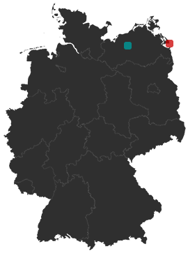 Deutschlandkarte: Wo liegt ?