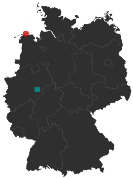 Deutschlandkarte: Wo liegt ?