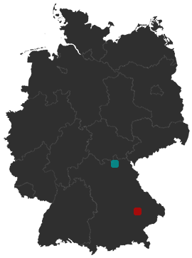 Von Mengkofen nach Kronach - Route berechnen