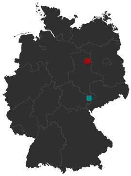 Von Tangermünde nach Gera - Route berechnen