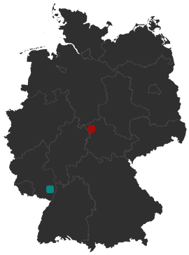 Deutschlandkarte: Wo liegt ?