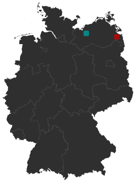 Von Wilhelmsburg nach Warin - Route berechnen