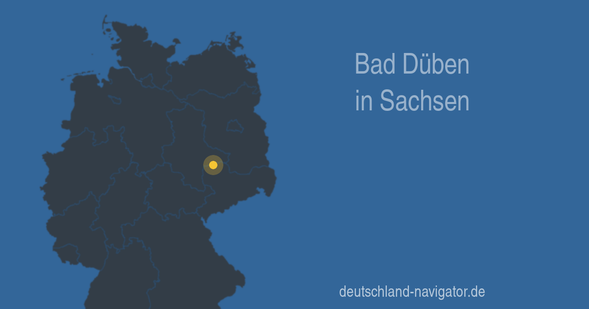 04849 Bad Düben in Sachsen - Alle Infos Karte, Wetter und mehr beim