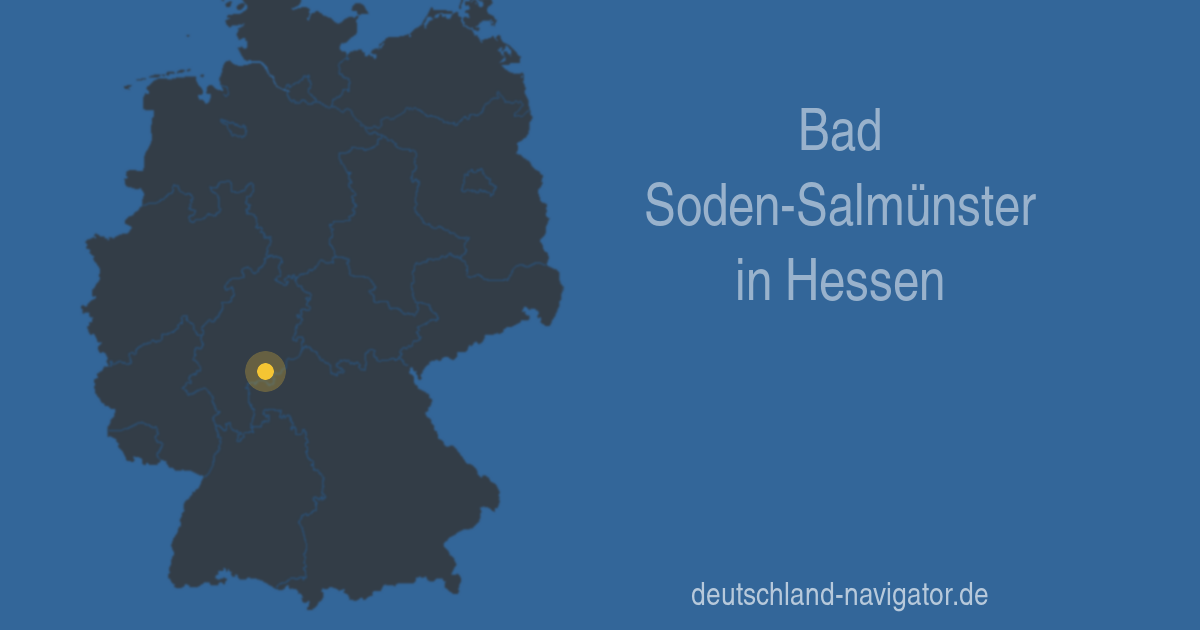 63628 Bad Soden-Salmünster in Hessen - Alle Infos Karte, Wetter und