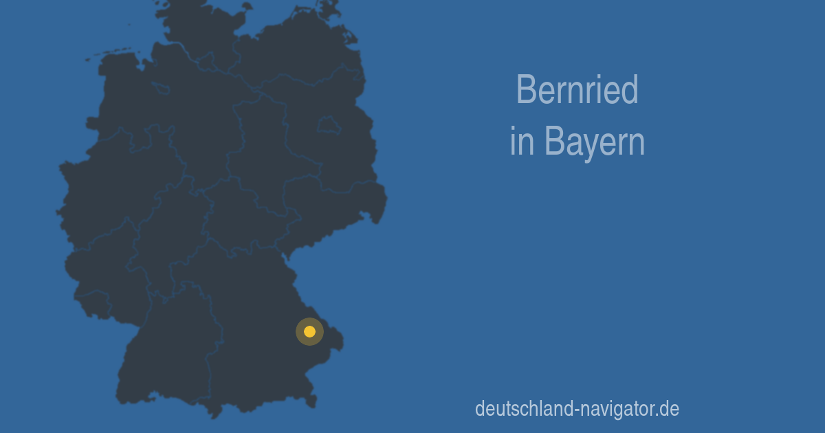 94505 Bernried in Bayern - Alle Infos Karte, Wetter und mehr beim