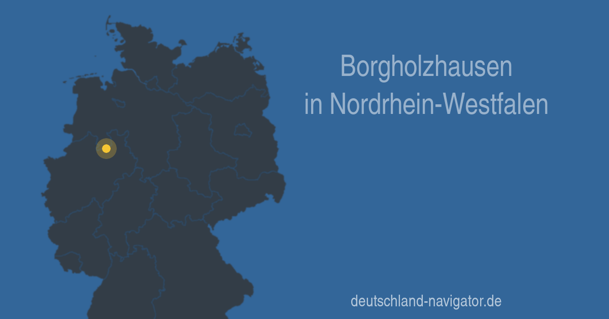 33829 Borgholzhausen in Nordrhein-Westfalen - Alle Infos Karte