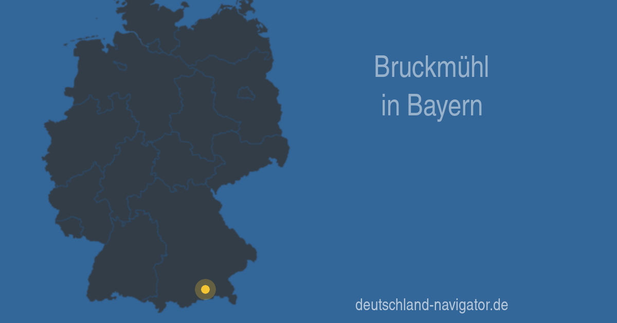 83052 Bruckmühl in Bayern - Alle Infos Karte, Wetter und mehr beim