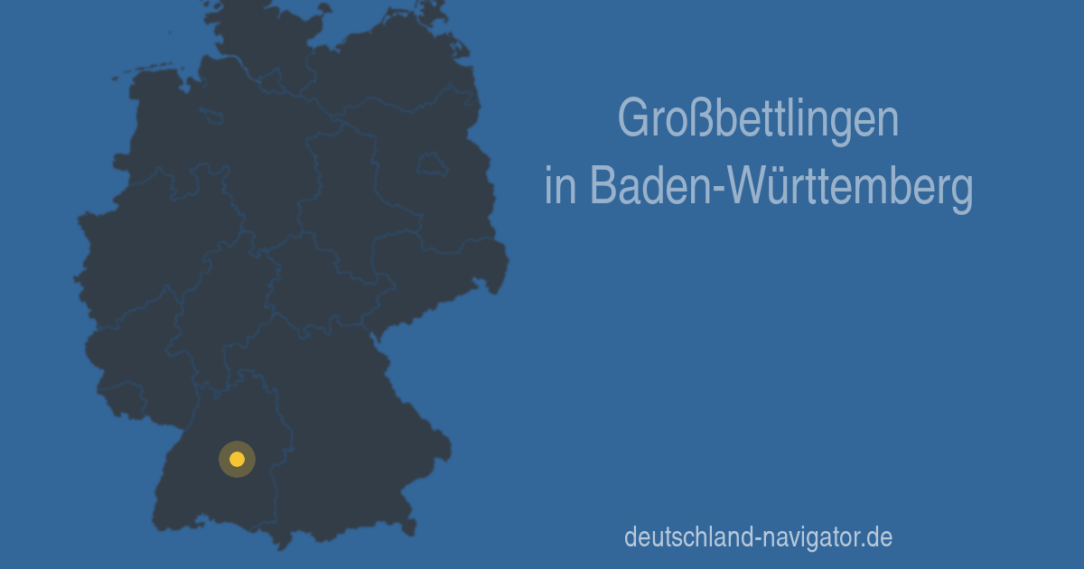 72663 Großbettlingen in Baden-Württemberg - Alle Infos Karte