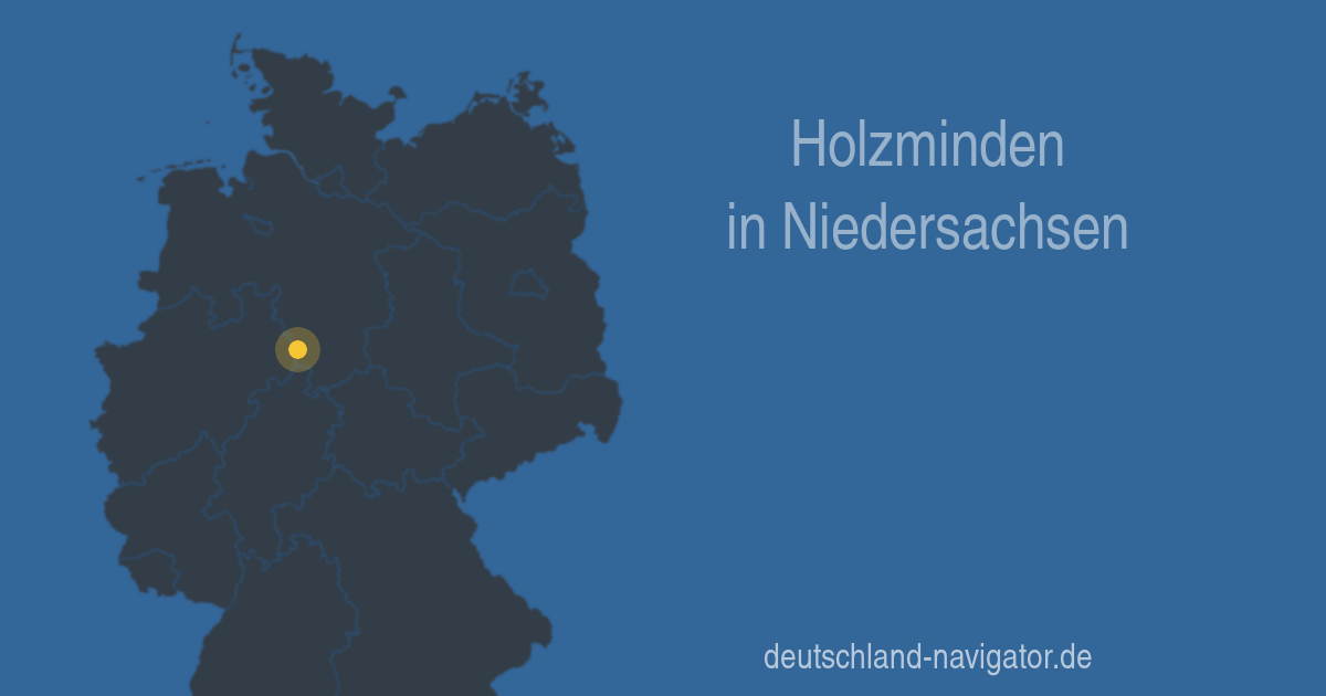 Holzminden in Niedersachsen - Infos und Wissenswertes über Holzminden