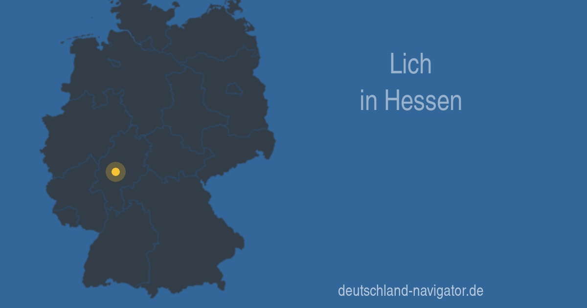 35423 Lich in Hessen - Alle Infos Karte, Wetter und mehr beim