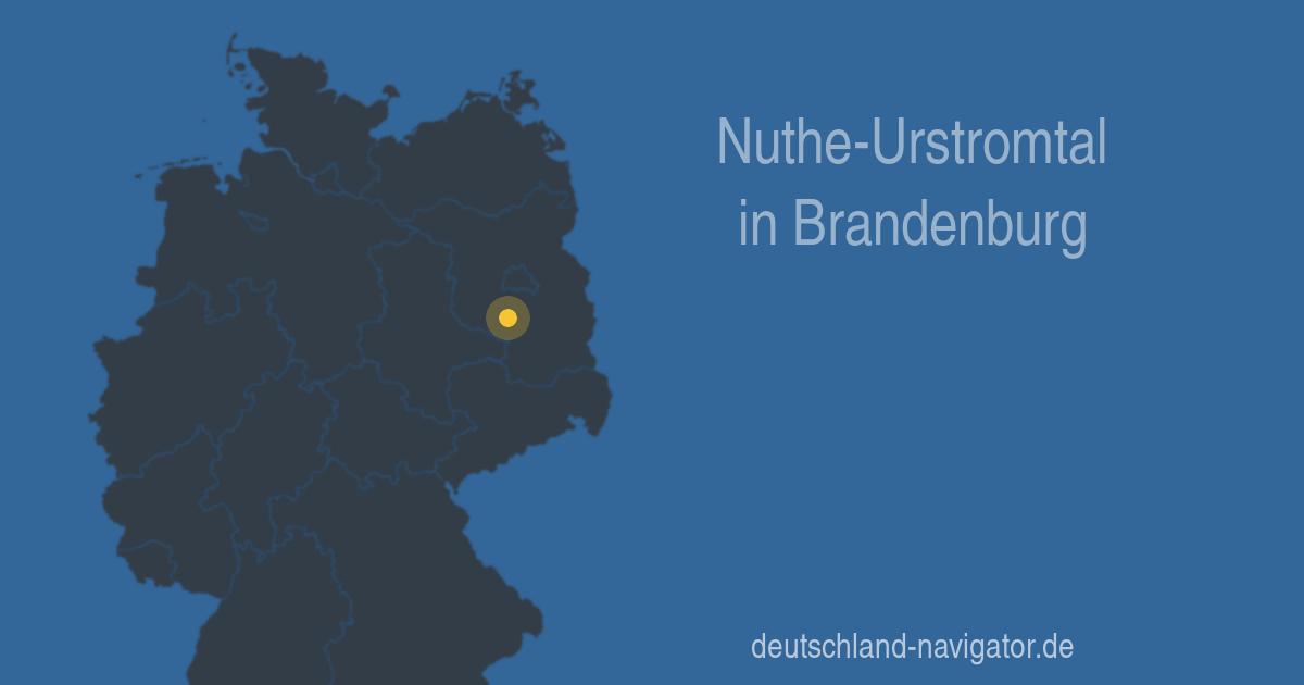 14947 Nuthe-Urstromtal in Brandenburg - Alle Infos Karte, Wetter