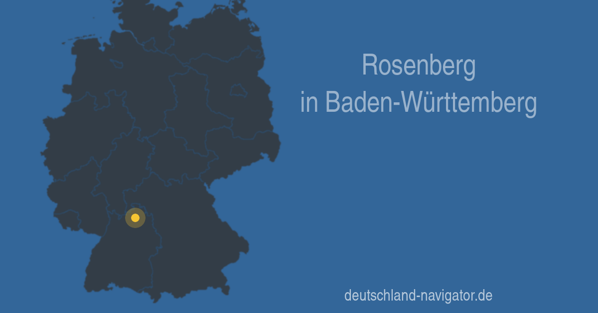 Rosenberg In Baden Württemberg Infos Und Wissenswertes über Rosenberg