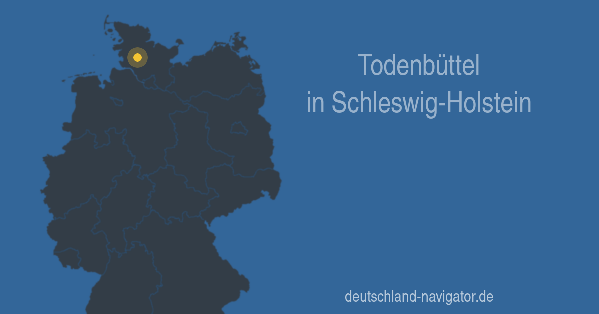 24819 Todenbüttel in Schleswig-Holstein - Alle Infos Karte, Wetter