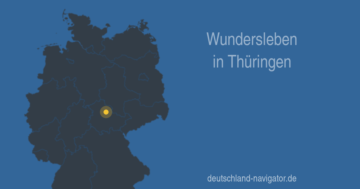 99610 Wundersleben In Thuringen Alle Infos Karte Wetter Und Mehr Beim Deutschland Navigator