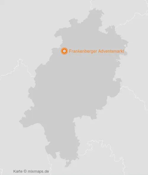 Karte Hessen: Frankenberger Adventsmarkt, Frankenberg (Eder)