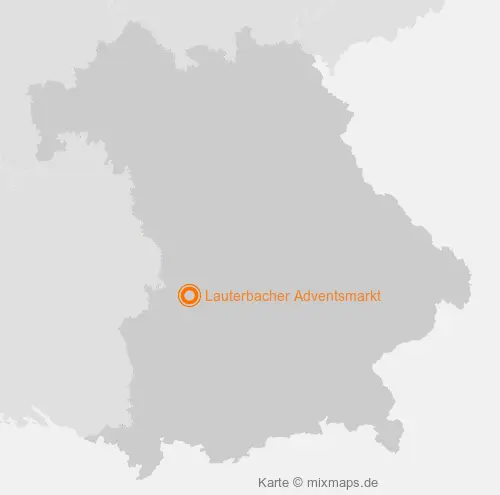 Karte Bayern: Lauterbacher Adventsmarkt, Lauterbach