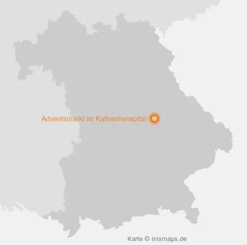 Karte Bayern: Adventsmarkt im Katharinenspital, Regensburg