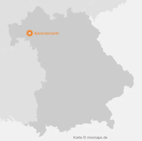 Karte Bayern: Adventsmarkt, Zellingen