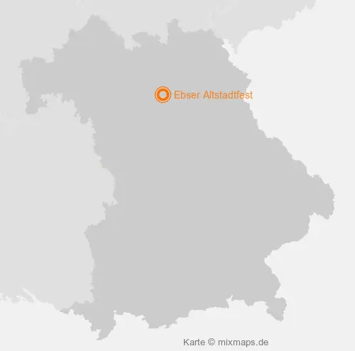 Karte Bayern: Ebser Altstadtfest, Ebermannstadt