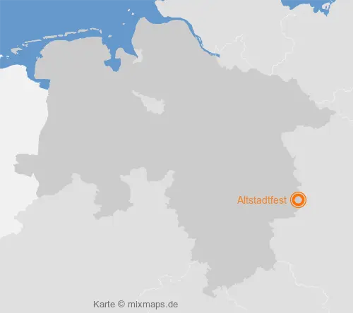 Karte Niedersachsen: Altstadtfest, Helmstedt