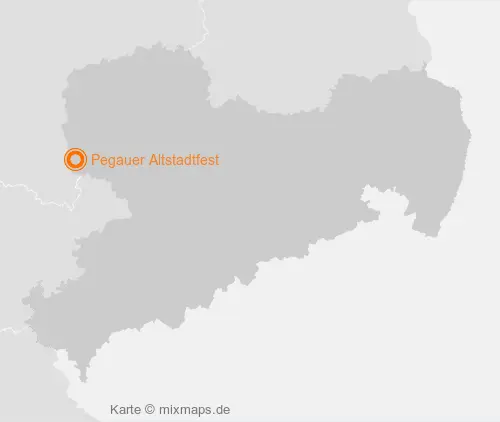 Karte Sachsen: Pegauer Altstadtfest, Pegau