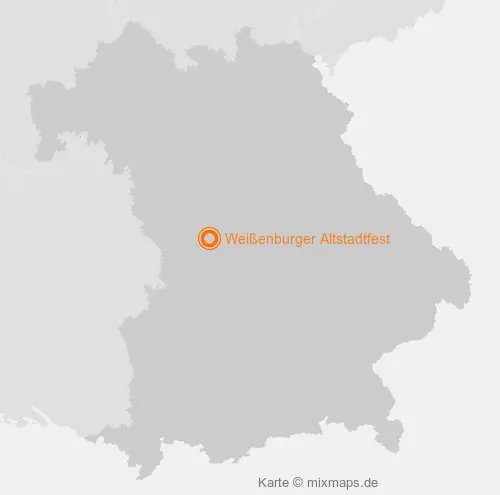 Karte Bayern: Weißenburger Altstadtfest, Weißenburg