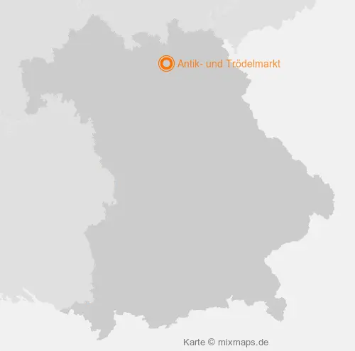 Karte Bayern: Antik- und Trödelmarkt, Weismain