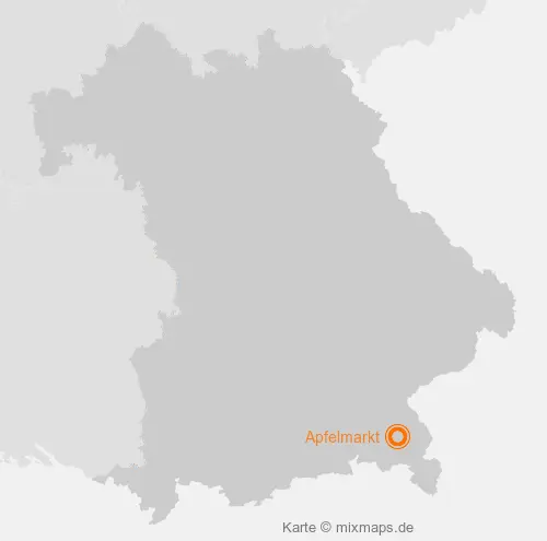 Karte Bayern: Apfelmarkt, Traunstein