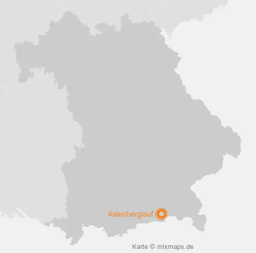 Karte Bayern: Astenberglauf, Flintsbach