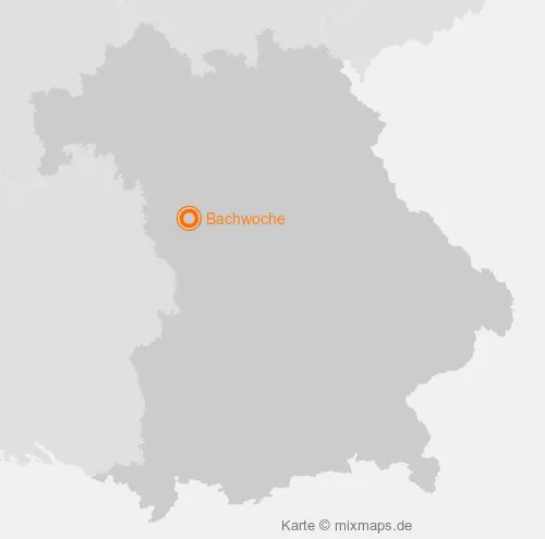 Karte Bayern: Bachwoche, Ansbach