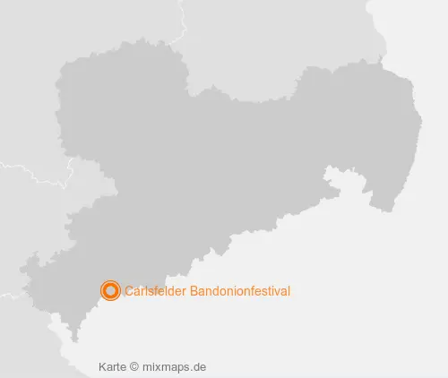 Karte Sachsen: Carlsfelder Bandonionfestival, Carlsfeld