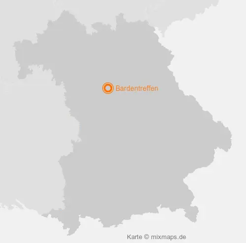 Karte Bayern: Bardentreffen, Nürnberg