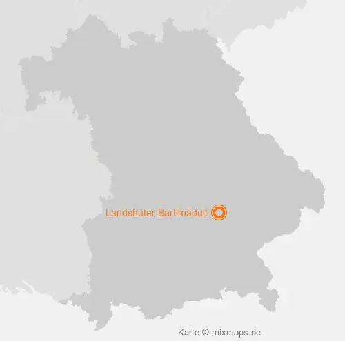 Karte Bayern: Landshuter Bartlmädult, Landshut