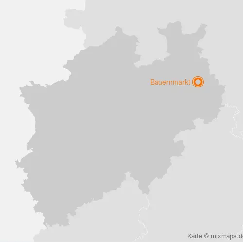 Karte Nordrhein-Westfalen: Bauernmarkt, Bad Meinberg