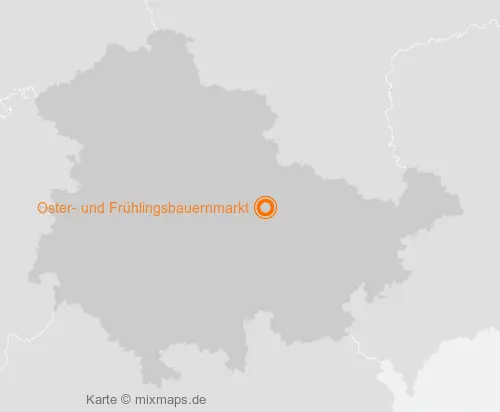 Karte Thüringen: Oster- und Frühlingsbauernmarkt, Mellingen