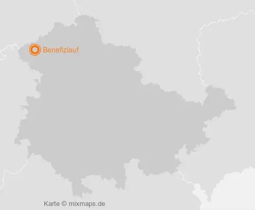 Karte Thüringen: Benefizlauf, Heilbad Heiligenstadt