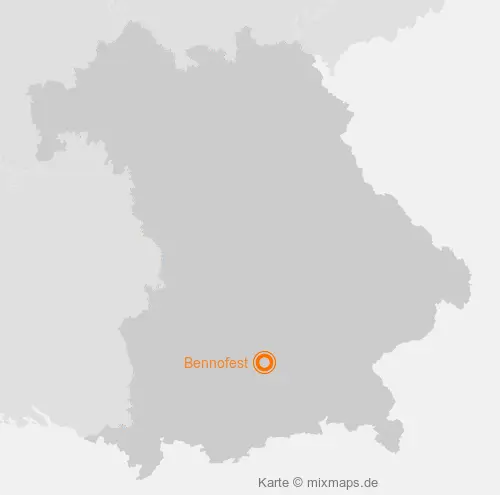 Karte Bayern: Bennofest, München